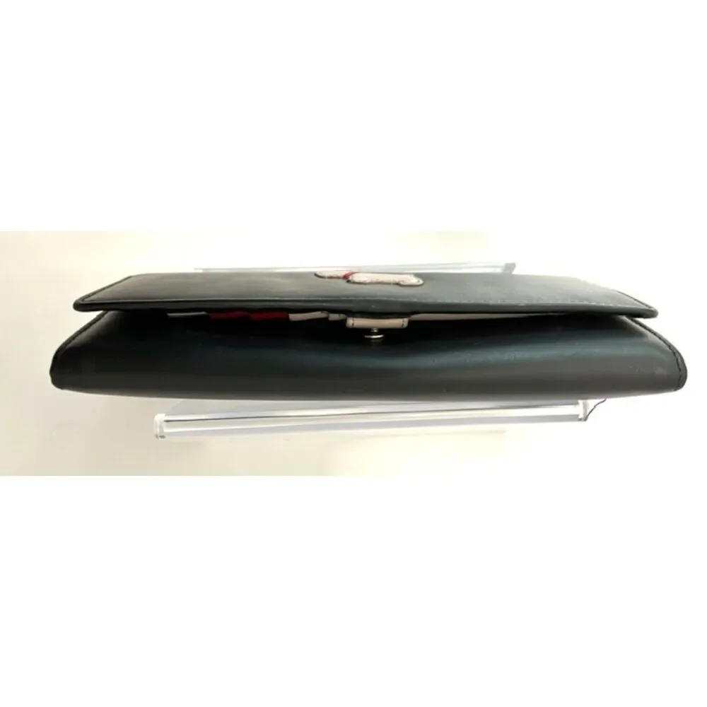Radley London Heritage Lane black leather flapover wallet
